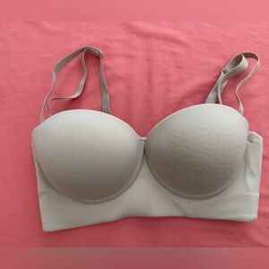Elegant Cream Strapless Bra(New)